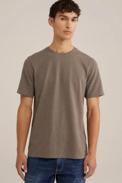 T-shirt met structuur