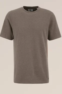 T-shirt met structuur