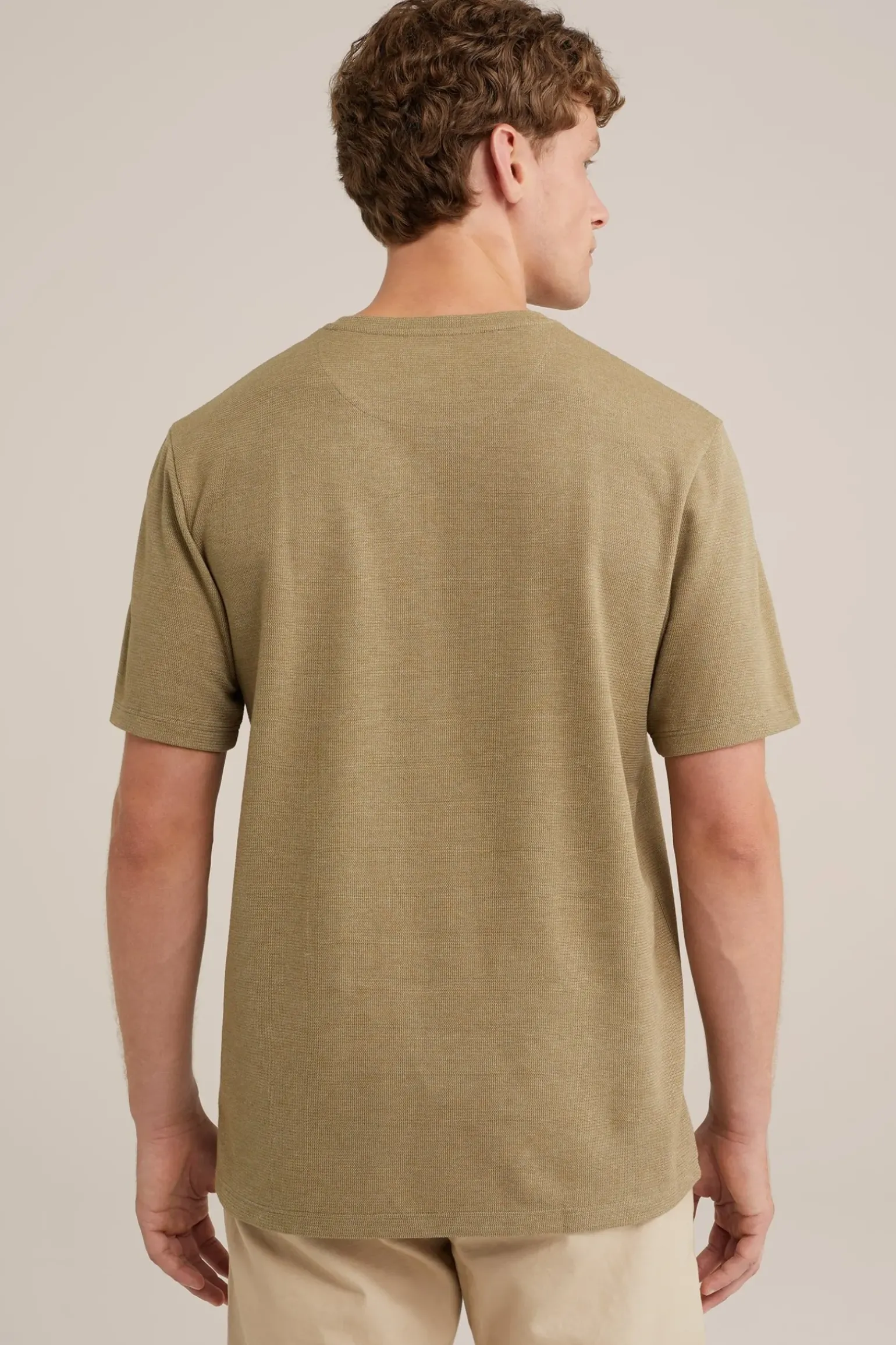T-shirt met structuur