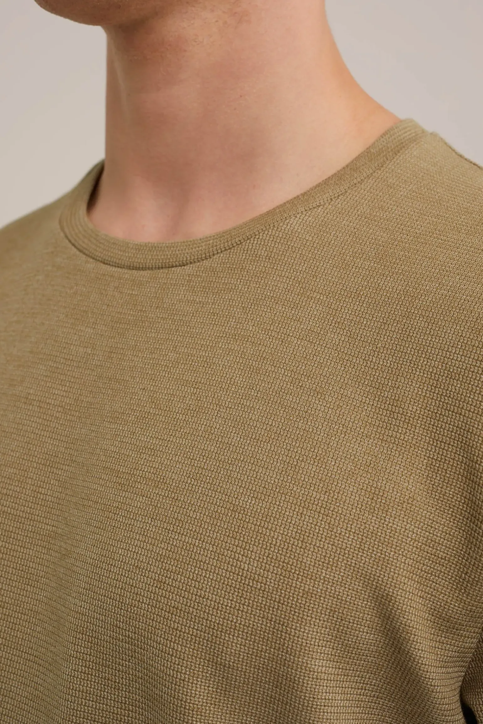 T-shirt met structuur