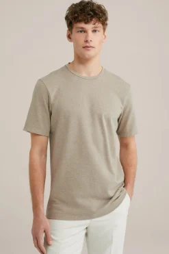 T-shirt met structuur