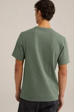 T-shirt met structuur