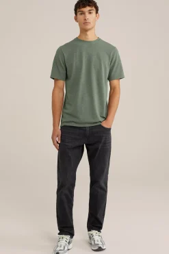 T-shirt met structuur
