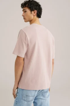 T-shirt met structuur
