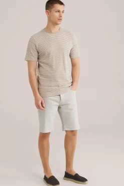 T-shirt met structuur