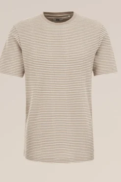 T-shirt met structuur