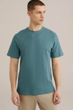 T-shirt met structuur