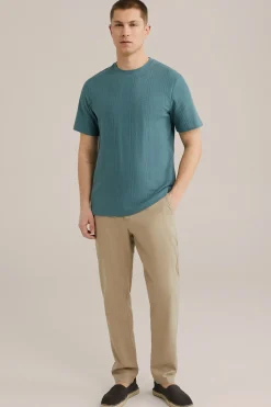 T-shirt met structuur