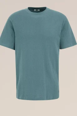 T-shirt met structuur