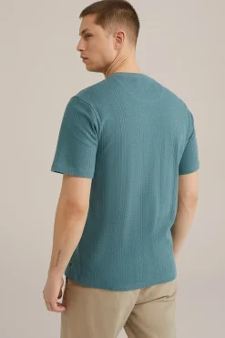 T-shirt met structuur