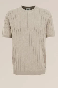 T-shirt met structuur