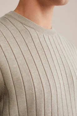 T-shirt met structuur