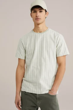 T-shirt met structuur