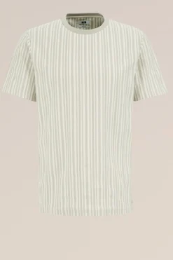 T-shirt met structuur
