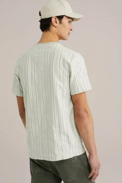 T-shirt met structuur
