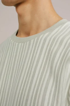 T-shirt met structuur