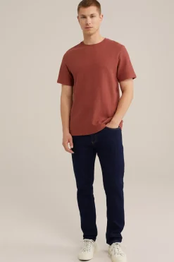 T-shirt met structuur