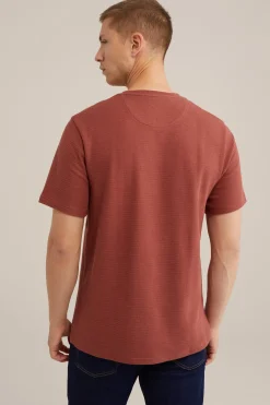 T-shirt met structuur