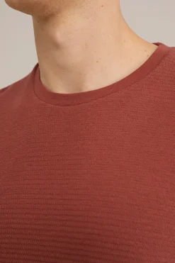T-shirt met structuur