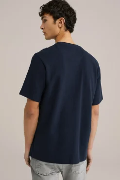 T-shirt met structuur