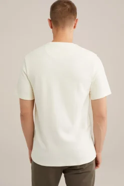 T-shirt met structuur