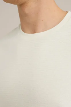 T-shirt met structuur