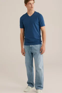 T-shirt met V-hals