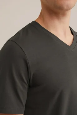 T-shirt met V-hals