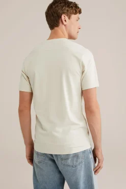 T-shirt met V-hals