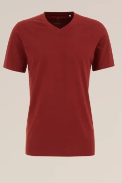 T-shirt met V-hals