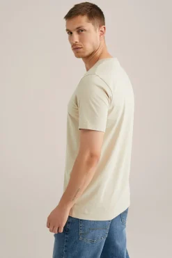 T-shirt met v-hals