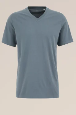 T-shirt met v-hals