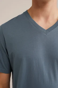 T-shirt met v-hals