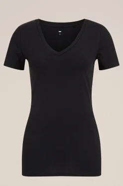 T-shirt met V-hals