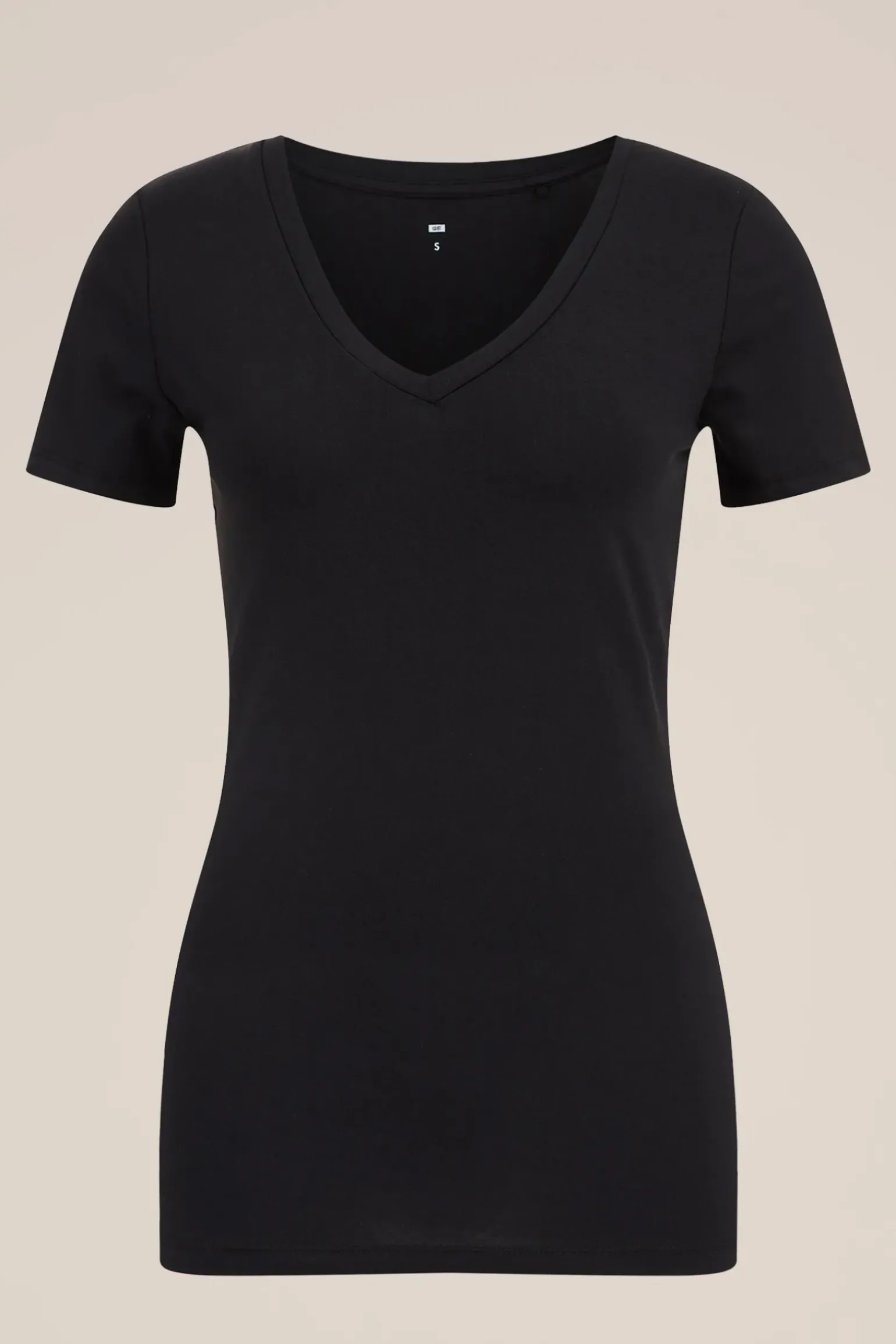 T-shirt met V-hals