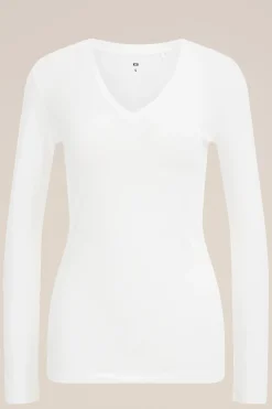T-shirt met V-hals