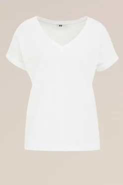 T-shirt met V-hals