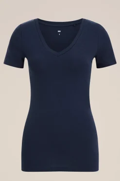 T-shirt met V-hals
