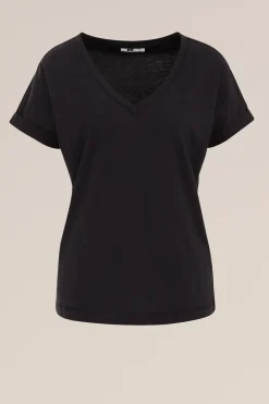 T-shirt met V-hals