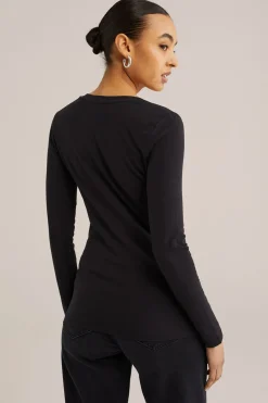 T-shirt met V-hals