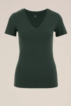 T-shirt met V-hals