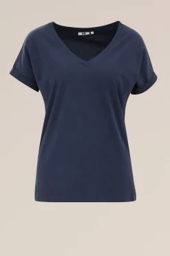 T-shirt met V-hals