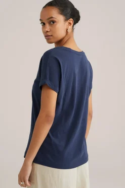 T-shirt met V-hals