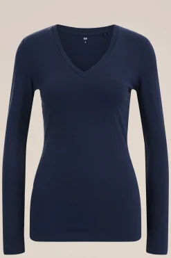 T-shirt met V-hals