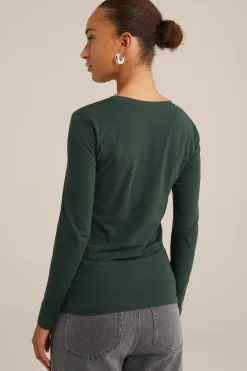 T-shirt met V-hals