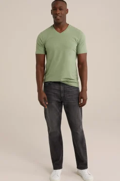 T-shirt met V-hals