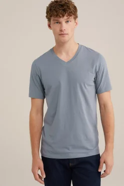 T-shirt met V-hals