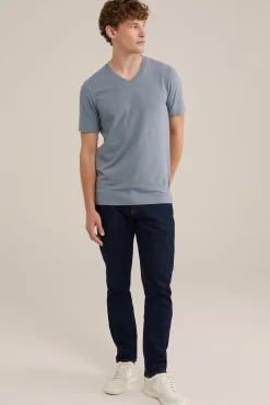 T-shirt met V-hals