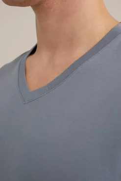 T-shirt met V-hals