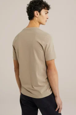 T-shirt met V-hals